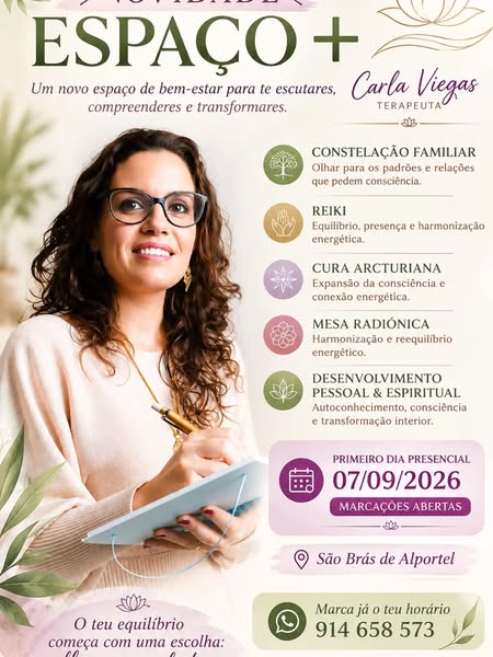 Anúncio de Carla Viegas a rodar em agosto de 2026